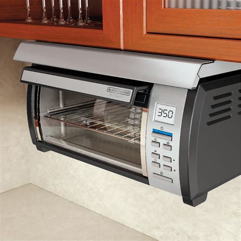 under the cabinet toaster oven stainless steel|hanging toaster oven under cabinet.